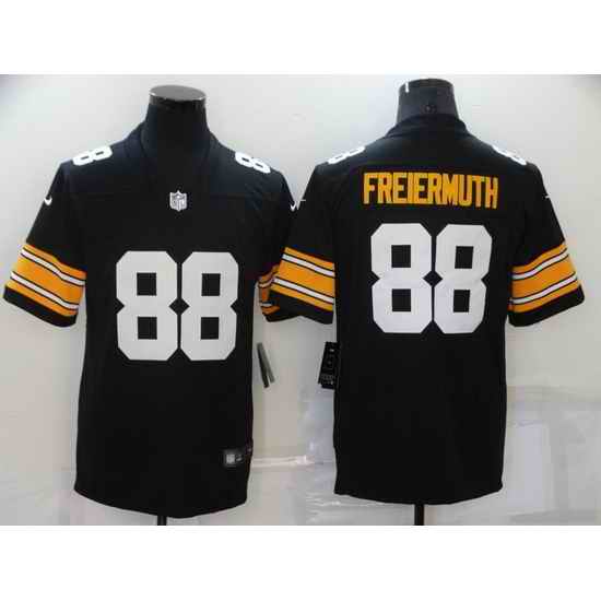 Men Pittsburgh Steelers Pat Freiermuth #88 Nike Black Vapor Limited Jersey->las vegas raiders->NFL Jersey