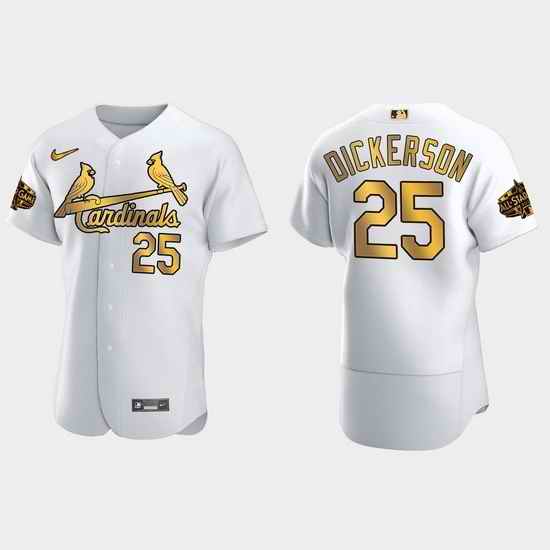 Men St.Louis Cardinals Corey Dickerson 2022 Mlb All Star Game White Gold Men Jersey->2022 all star->MLB Jersey