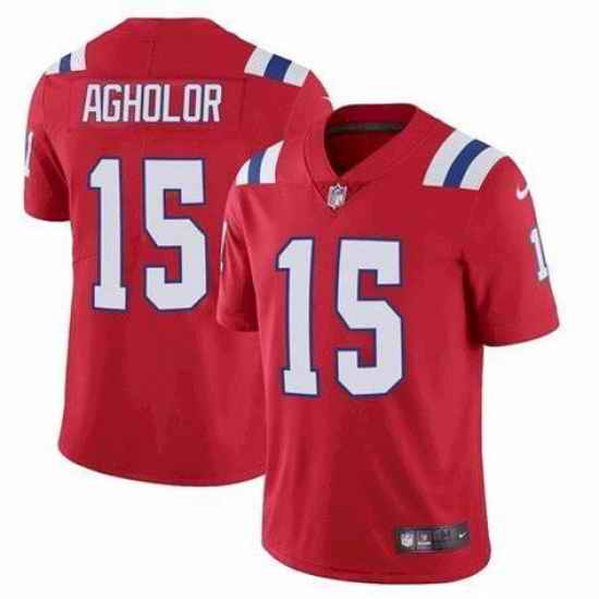 Men's New England Patriots #15 Nelson Agholor Red Vapor Untouchable Limited Stitched Jersey->tampa bay buccaneers->NFL Jersey