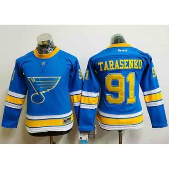 Blues #91 Vladimir Tarasenko Light Blue 2017 Winter Classic Womens Stitched NHL Jersey->women nhl jersey->Women Jersey