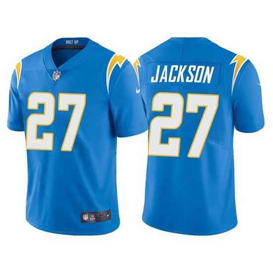 Men Los Angeles Chargers #27 J C  Jackson Blue Vapor Untouchable Limited Stitched jersey->los angeles chargers->NFL Jersey