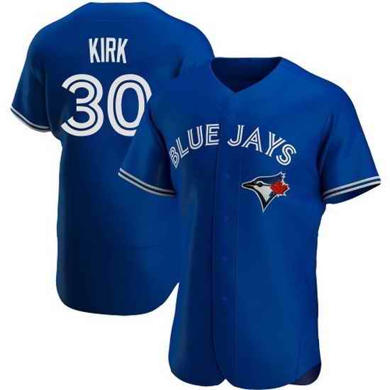 Men Nike Toronto Blue Jays #30 Alejandro Kirk Blue Home Stitched Cool Base Player Jersey->toronto blue jays->MLB Jersey