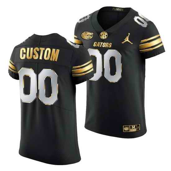 Florida Gators Custom Black Golden Edition Jersey->->Custom Jersey
