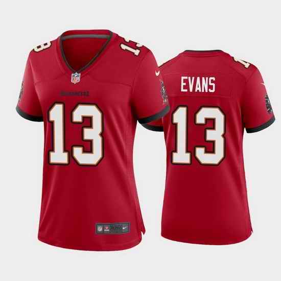 Women Tampa Bay Buccaneers #13 Mike Evans Nike Red Vapor Limited Jersey