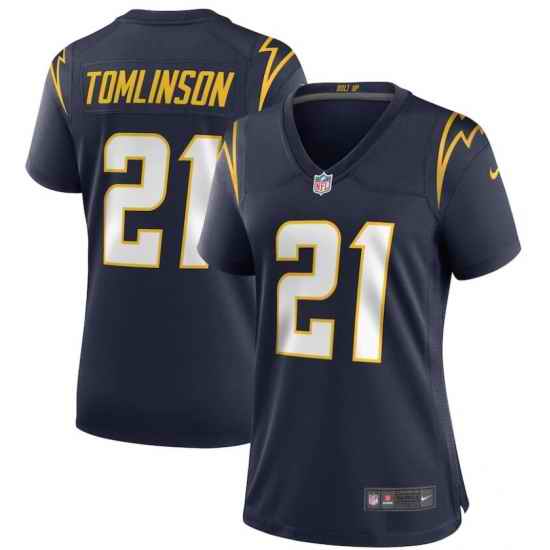 Women Nike Los Angeles Chargers LaDainian Tomlinson Navy Team Color Vapor Untouchable Jersey Limited->youth nfl jersey->Youth Jersey