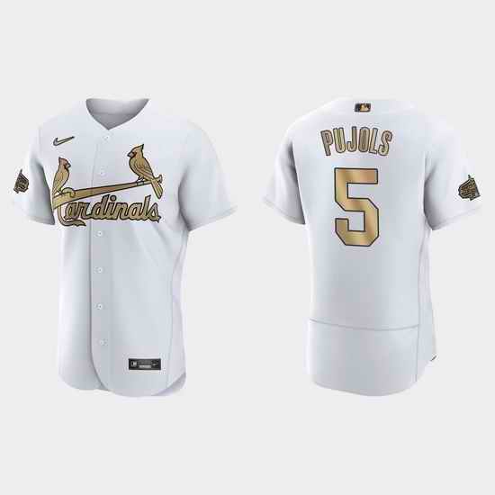 Men Albert Pujols St.Louis Cardinals 2022 Mlb All Star Game Authentic White Jersey->2022 all star->MLB Jersey