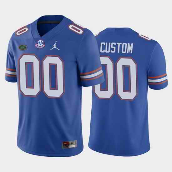 Florida Gators Custom Blue Home Men'S Jersey->->Custom Jersey