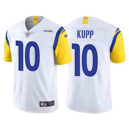 Youth Los Angeles Rams #10 Cooper Kupp White Stitched Football Limited Jersey->youth nfl jersey->Youth Jersey