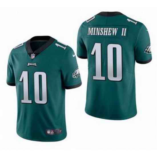 Men Philadelphia Eagles #10 Gardner Minshew II Green Vapor Untouchable Limited Stitched Jersey->houston texans->NFL Jersey