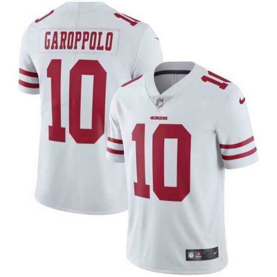 Youth Nike San Francisco 49ers Jimmy Garoppolo #10 White Vapor Untouchable Limited NFL Jersey->youth nfl jersey->Youth Jersey