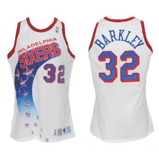 Men 1991-92 Charles Barkley Philadelphia 76ers Game Star jersey->philadelphia 76ers->NBA Jersey