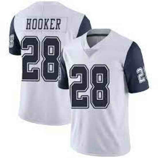Men Dallas Cowboys Nike Malik Hooker Limited White Thanksgivens Vapor Untouchable Jersey->washington commanders->NFL Jersey