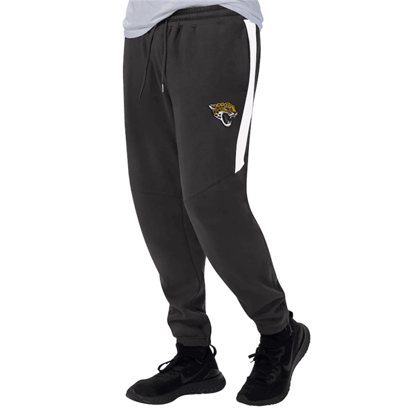 Men's Jacksonville Jaguars Starter Black/White Goal Post Fleece Pants->jacksonville jaguars->NFL Jersey