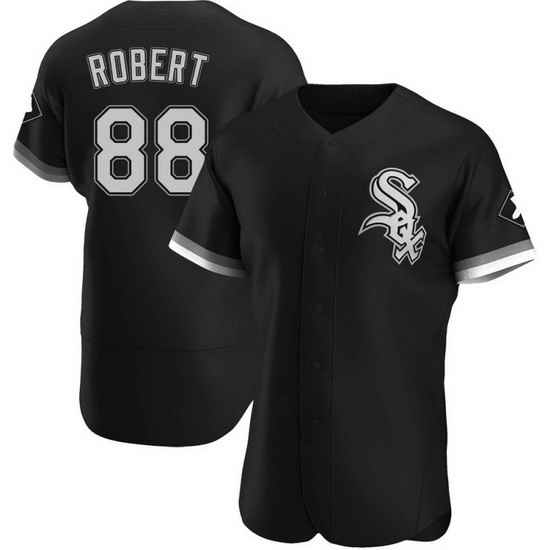 Youth Chicago White Sox #88 Luis Robert Black Nike Flexbase Jersey->youth mlb jersey->Youth Jersey