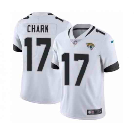 Men Nike Jaguars #17 D J Chark White Alternate Men Stitched NFL Vapor Untouchable Limited Jersey->youth nfl jersey->Youth Jersey