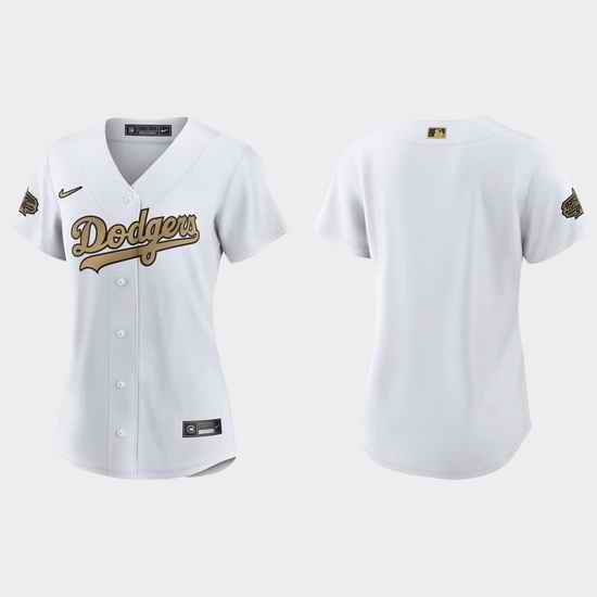 Women Los Angeles Dodgers 2022 Mlb All Star Game Replica White Jersey->2022 all star->MLB Jersey