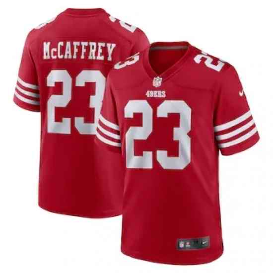 Youth San Francisco 49ers Christian McCaffrey Nike Red Vapor Untouchable Stitched Jersey->youth nfl jersey->Youth Jersey