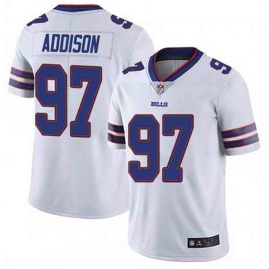 Men Buffalo Bills #97 Mario Addison White Vapor Untouchable Limited Stitched Jersey->buffalo bills->NFL Jersey