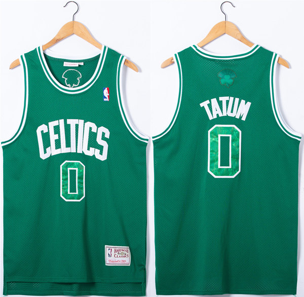 Men's Boston Celtics #0 Jayson Tatum Green Stitched Jersey->boston celtics->NBA Jersey