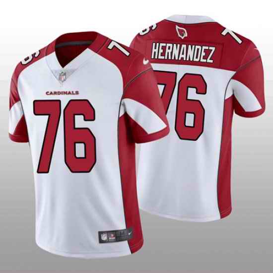 Men's Arizona Cardinals #76 Will Hernandez White Red Vapor Untouchable Stitched Football Jersey->arizona cardinals->NFL Jersey