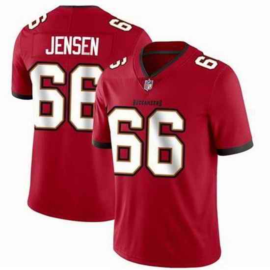 Men Nike Tampa Bay Buccaneers #66 Ryan Jensen Red Vapor Limited Jersey->tampa bay buccaneers->NFL Jersey
