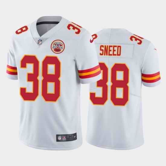 Men's Kansas City Chiefs #38 L'Jarius Sneed White Vapor Untouchable Limited Stitched Jersey->denver broncos->NFL Jersey