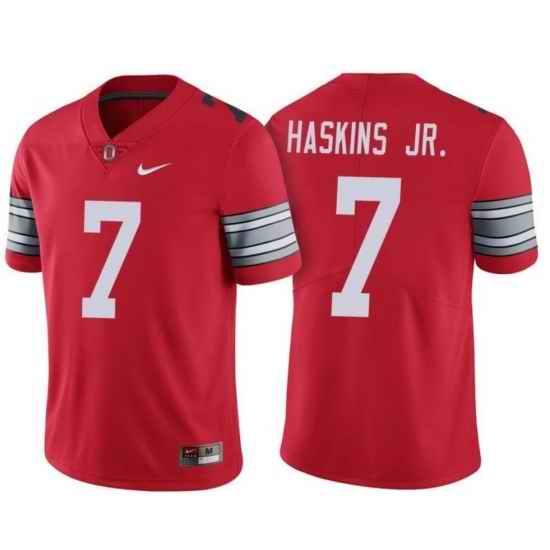 Men Ohio State Buckeyes #7 Dwayne Haskins Jr.Red Jersey->ohio state buckeyes->NCAA Jersey