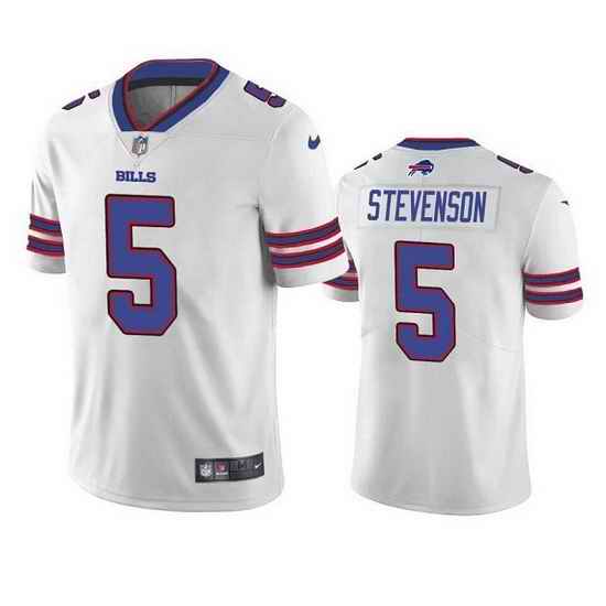 Men Buffalo Bills #5 Marquez Stevenson White Vapor Untouchable Limited Stitched jersey->buffalo bills->NFL Jersey