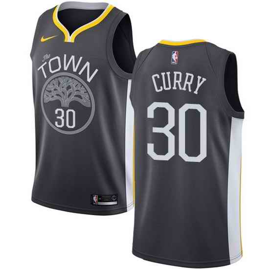 Toddler Golden State Warriors Stephen Curry #30 Swingman Black Jersey->youth nba jersey->Youth Jersey