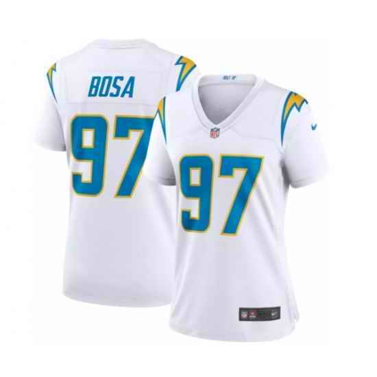 Women Nike Los Angeles #97 Chargers Joey Bosa Royal White Stitched NFL Jersey