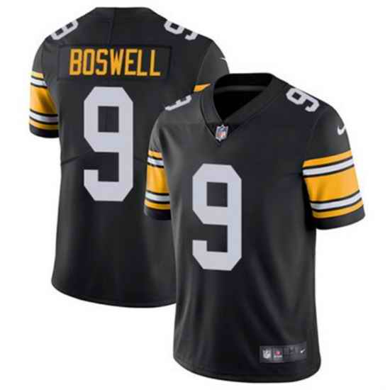 Men Pittsburgh Steelers #9 Chris Boswell Black Vapor Untouchable Stitched Jersey->pittsburgh steelers->NFL Jersey