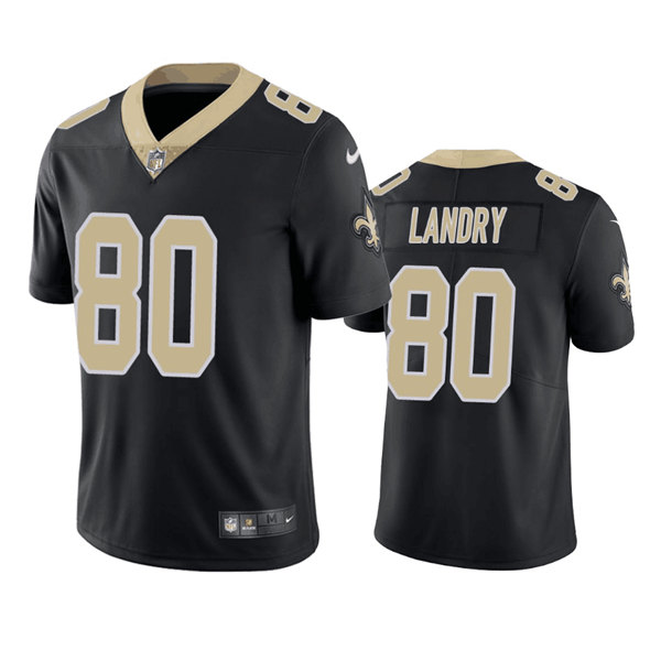 Men's New Orleans Saints #80 Jarvis Landry Black Vapor Limited Stitched Jersey->new orleans saints->NFL Jersey