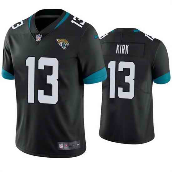 Men Jacksonville Jaguars #13 Christian Kirk Black Vapor Untouchable Limited Stitched jersey->jacksonville jaguars->NFL Jersey