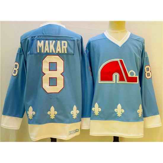 Men Colorado Avalanche #8 Cale Makar Blue Stitched Jersey->colorado avalanche->NHL Jersey