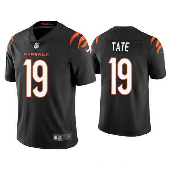 Men Cincinnati Bengals #19 Auden Tate 2021 Black Vapor Untouchable Limited Stitched Jersey->cincinnati bengals->NFL Jersey