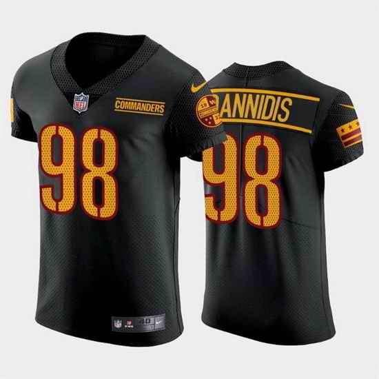 Men Washington Commanders #98 Matt Ioannidis Black Elite Stitched jersey->washington commanders->NFL Jersey