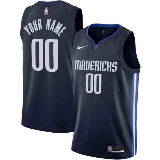 Men Women Youth Toddler Dallas Mavericks Blue Custom Nike NBA Stitched Jersey I->customized nba jersey->Custom Jersey