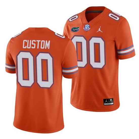 Florida Gators Custom Orange College Football Men'S Jersey->->Custom Jersey