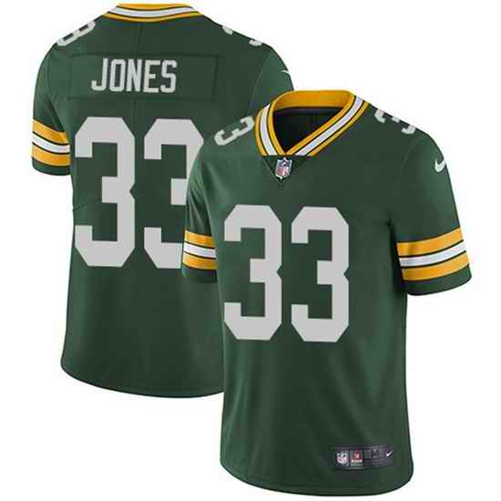 Youth Green Bay Packers #33 Aaron Jones Green Vapor Untouchable Stitched Jersey->youth nfl jersey->Youth Jersey