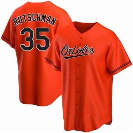 Youth Baltimore Oriole #35 Adley Rutschman Orange Cool Base Stitched Baseball jersey->youth mlb jersey->Youth Jersey