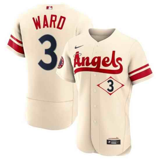 Men Los Angeles Angels #3 Taylor Ward 2022 Cream City Connect Flex Base Stitched Jersey->los angeles angels->MLB Jersey