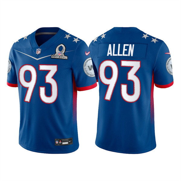 Men’s Washington Football Team #93 Jonathan Allen 2022 Royal NFC Pro Bowl Stitched Jersey->women nba jersey->Women Jersey