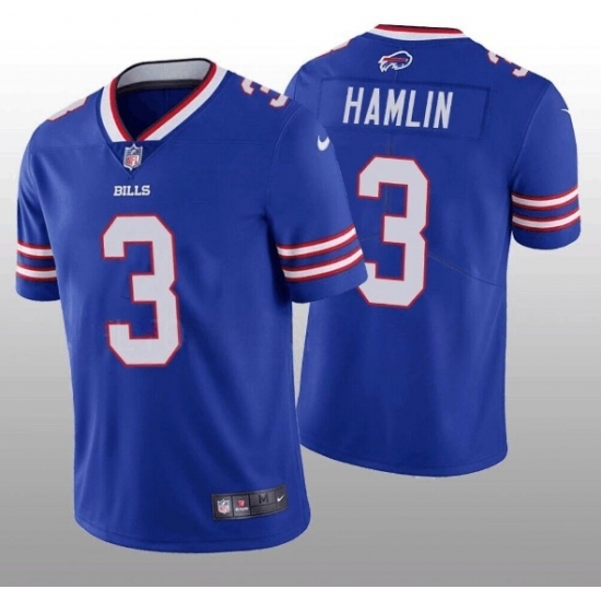 Men's Buffalo Bills #3 Damar Hamlin Blue Vapor Untouchable Limited Stitched Jersey->atlanta falcons->NFL Jersey