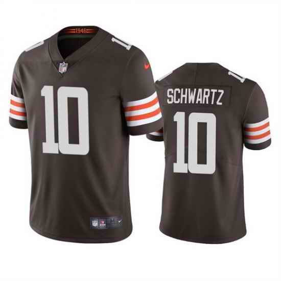 Men Cleveland Browns #10 Anthony Schwartz Tan Brown Vapor Untouchable Limited Stitched Jersey->cincinnati bengals->NFL Jersey