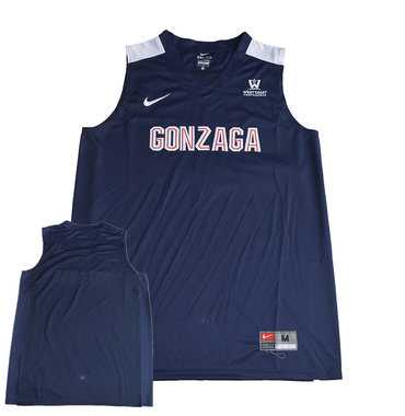Men%27s Gonzaga Bulldogs Navy Customized College Basketball Jersey->customized ncaa jersey->Custom Jersey