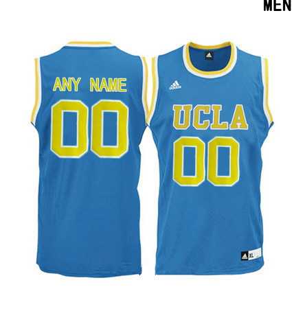 Mens UCLA Bruins Custom Adidas Light Blue College Basketball Jersey->customized ncaa jersey->Custom Jersey