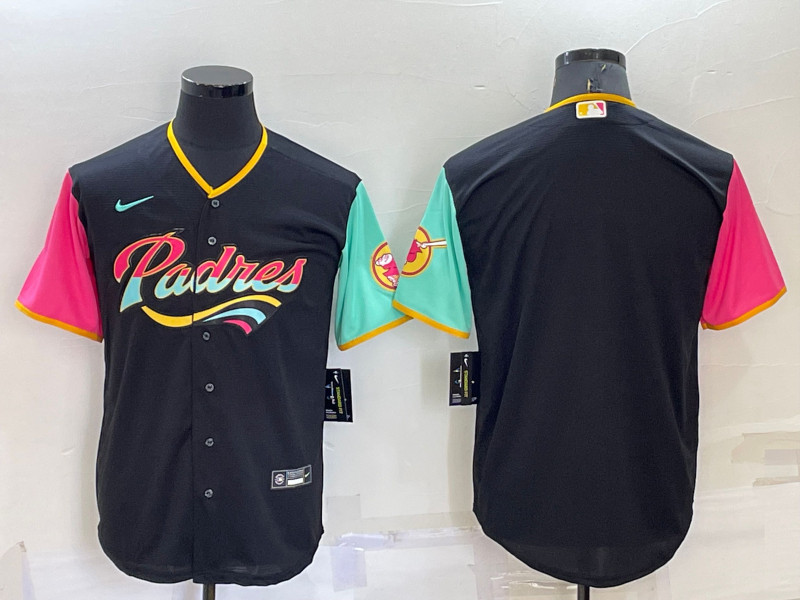 Padres Blank Black Nike 2022 City Connect Cool Base Jersey->san diego padres->MLB Jersey