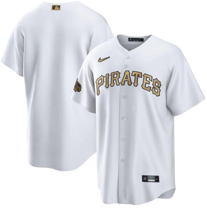 Pirates Blank White Nike 2022 MLB All Star Cool Base Jersey->2022 all star->MLB Jersey