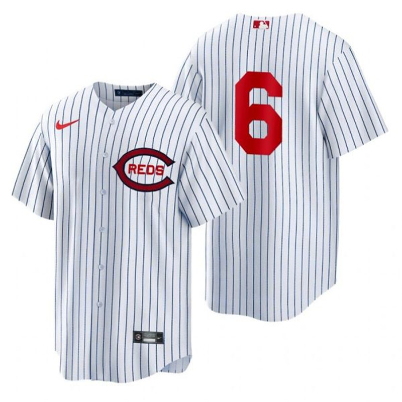 Reds #6 Jonathan India White Nike 2022 Field of Dreams Cool Base Jersey->san diego padres->MLB Jersey