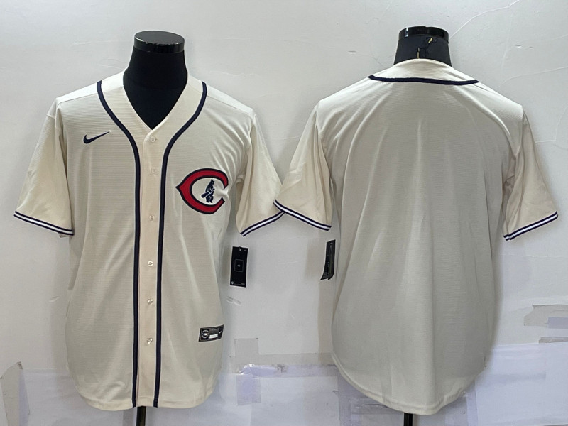 Reds Blank Cream Nike 2022 Field of Dreams Cool Base Jersey->stitched ml->MLB Jersey